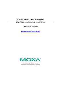 CP-102U/UL User`s Manual
