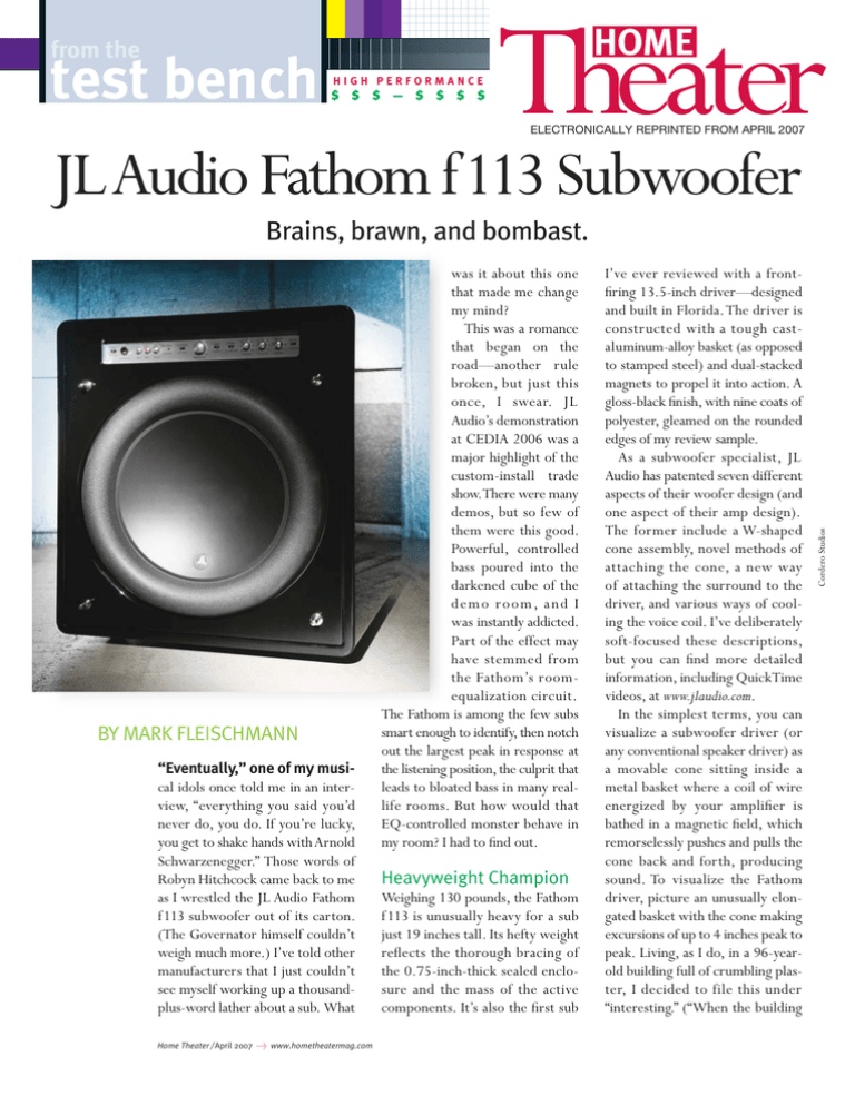 Home Theater Magazine