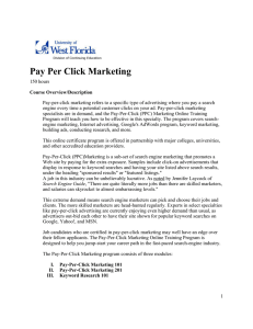 Pay Per Click Marketing