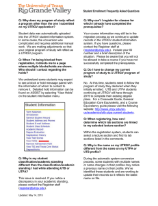 Registration FAQ