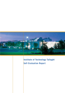 Delegated Authority (to Level 9) Self Evaluation Report 2006