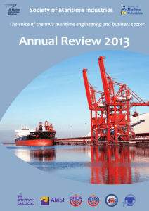 SMI Annual Review 2012.qxd - Society of Maritime Industries