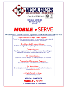 mobile • serve - Medical Coaches
