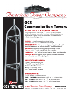 GCS Towers Brochure - American Tower Company