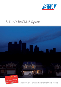 Sunny Backup System
