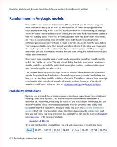 AnyLogic Simulation Modeling: Agent Based, Discrete Event Methods
