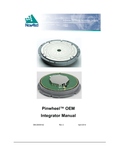 Pinwheel OEM Integrator Manual