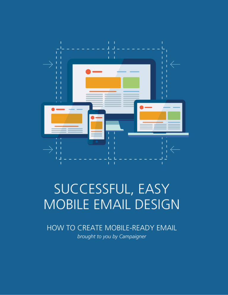 successful, easy mobile email design