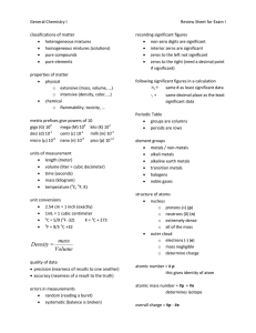 Definitions and Terms