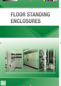 floor standing enclosures