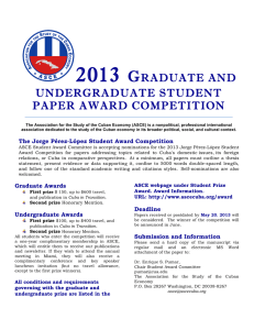 2013 GRADUATE AND UNDERGRADUATE STUDENT PAPER