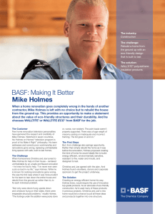 BASF: Making It Better Mike Holmes - Make it Right