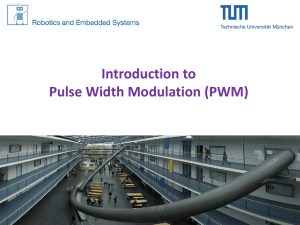 Introduction to Pulse Width Modulation (PWM)