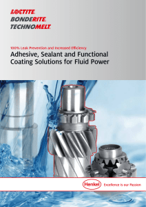 Adhesive, Sealant and Functional Coating Solutions for