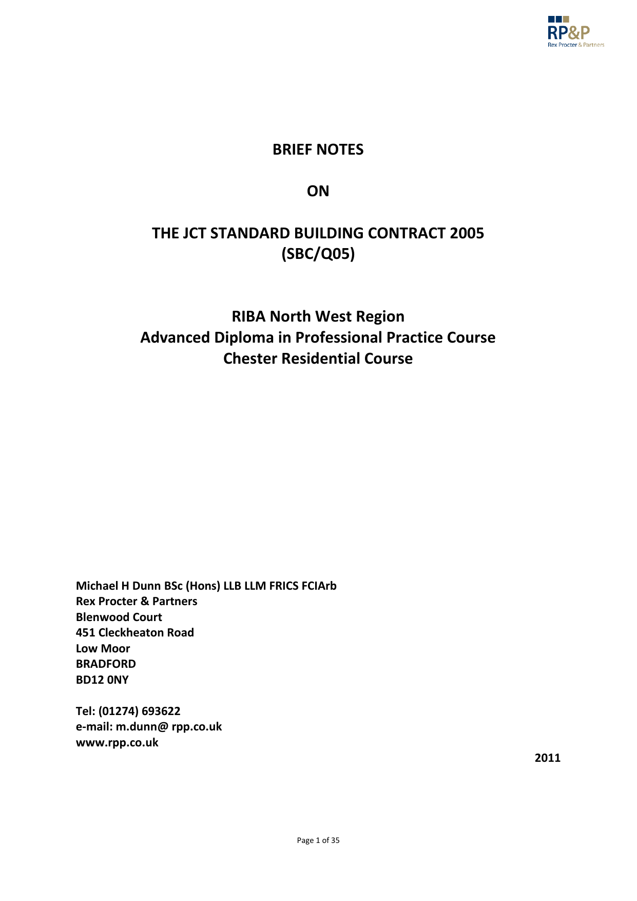 BRIEF NOTES ON THE JCT STANDARD BUILDING Pertaining To Jct Practical Completion Certificate Template
