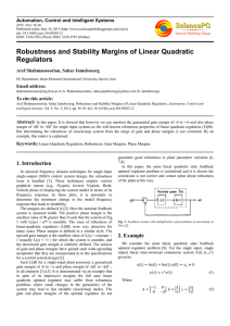 Robustness and Stability Margins of Linear Quadratic Regulators