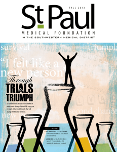 St. Paul Foundation Magazine Fall 2013