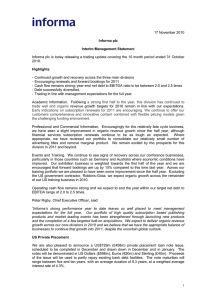 Infor 2010 High - Co - En - Ca - De - Tra Aca trad Earl cust the c Prof