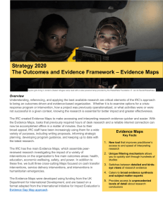 Resource: Strategy 2020: the outcomes and evidence framework