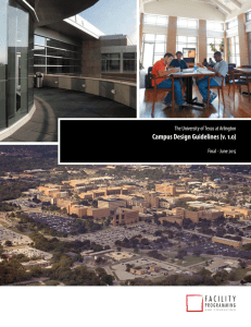 UT Arlington Campus Design Guidelines (v. 1.0)