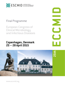 ECCMID Conference Programme