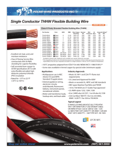 Single Conductor THHW Flexible Building Wire