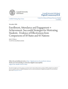 Enrollment, Attendance and Engagement → Achievement
