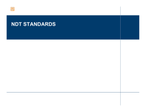NDT STANDARDS