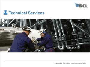 Technical Services - Basis Plant Services