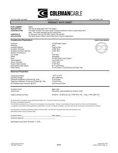 product data sheet - Wolff Bros. Supply, Inc.