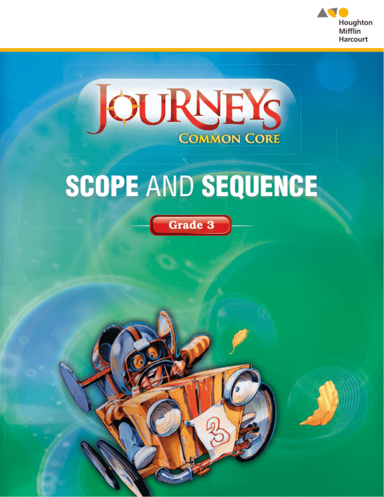 journeys 6th grade scope and sequence