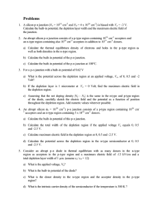 Semiconductor p-n Junction Problems