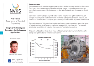 Synchronous Generator Models in PSCAD