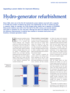Hydro-generator refurbishment