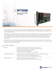 mttddb - Cascade Microtech, Inc.