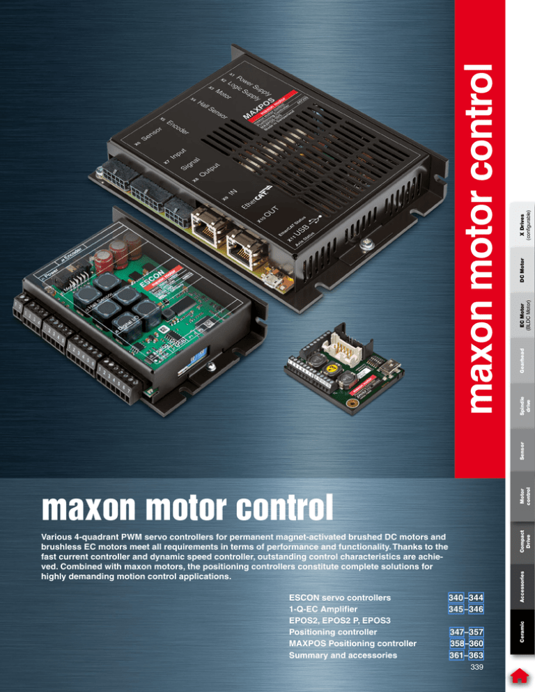MAXON MOTOR 1-Q-EC-AMPLIFIER AMPLIFIER Motor Controller 230572