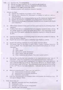2. 3. 4. 5. (a) (b) Draw the phasor diagram. . (d