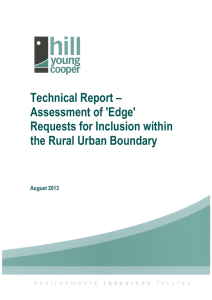 Technical Report – Assessment of `Edge