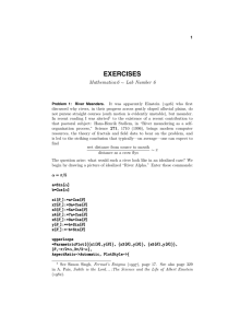 Exercises - Reed College