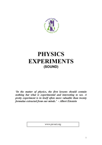 physics experiments