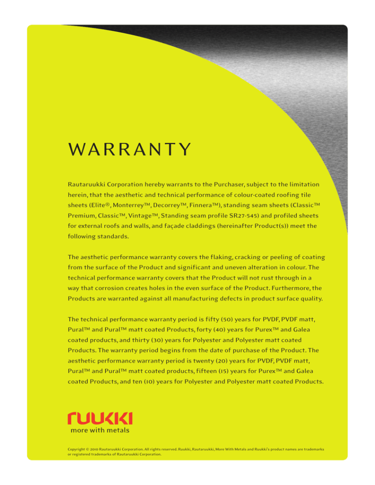 warranty