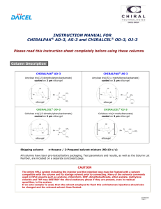 Instruction Manual - Chiral Technologies