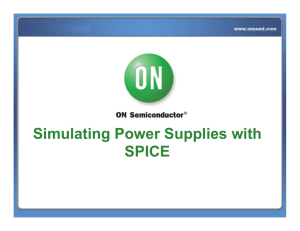 Simulating Power Supplies with SPICE