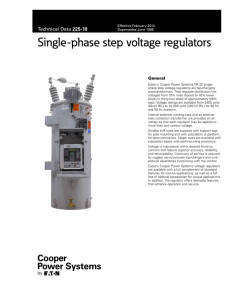 VR-32 Voltage Regulators: Technical Data & Specifications