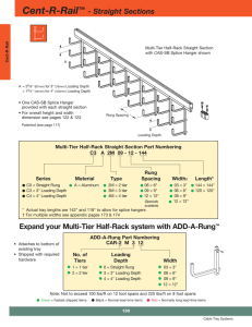 Cooper B-Line - Cable Tray Systems - Cent-R-Rail™ Multi