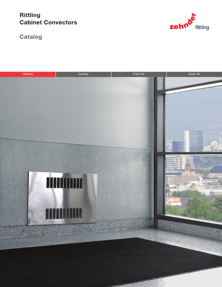 Rittling Convectors Catalog