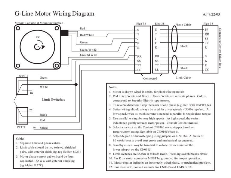 G Line Motor Wiring Diagram