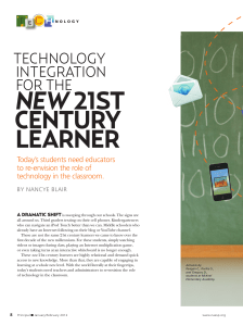 new 21st century learner - National Association of Elementary
