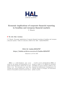 Economic implications of corporate financial reporting in - Hal-SHS