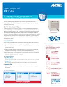 Tripp Lite SmartPro Medical Grade UPS Systems